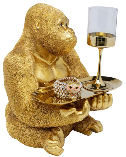 Deko-figur-gorilla-butler-2 Deko Figur Gorilla Butler