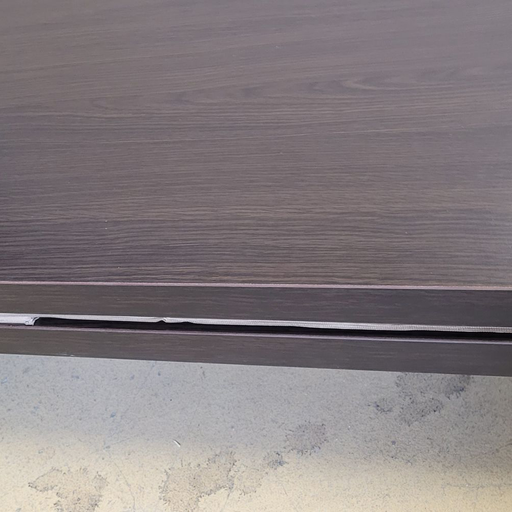 Tischplatte Melaminharz 35mm 125x108/124x108 Wenge Sonderposten