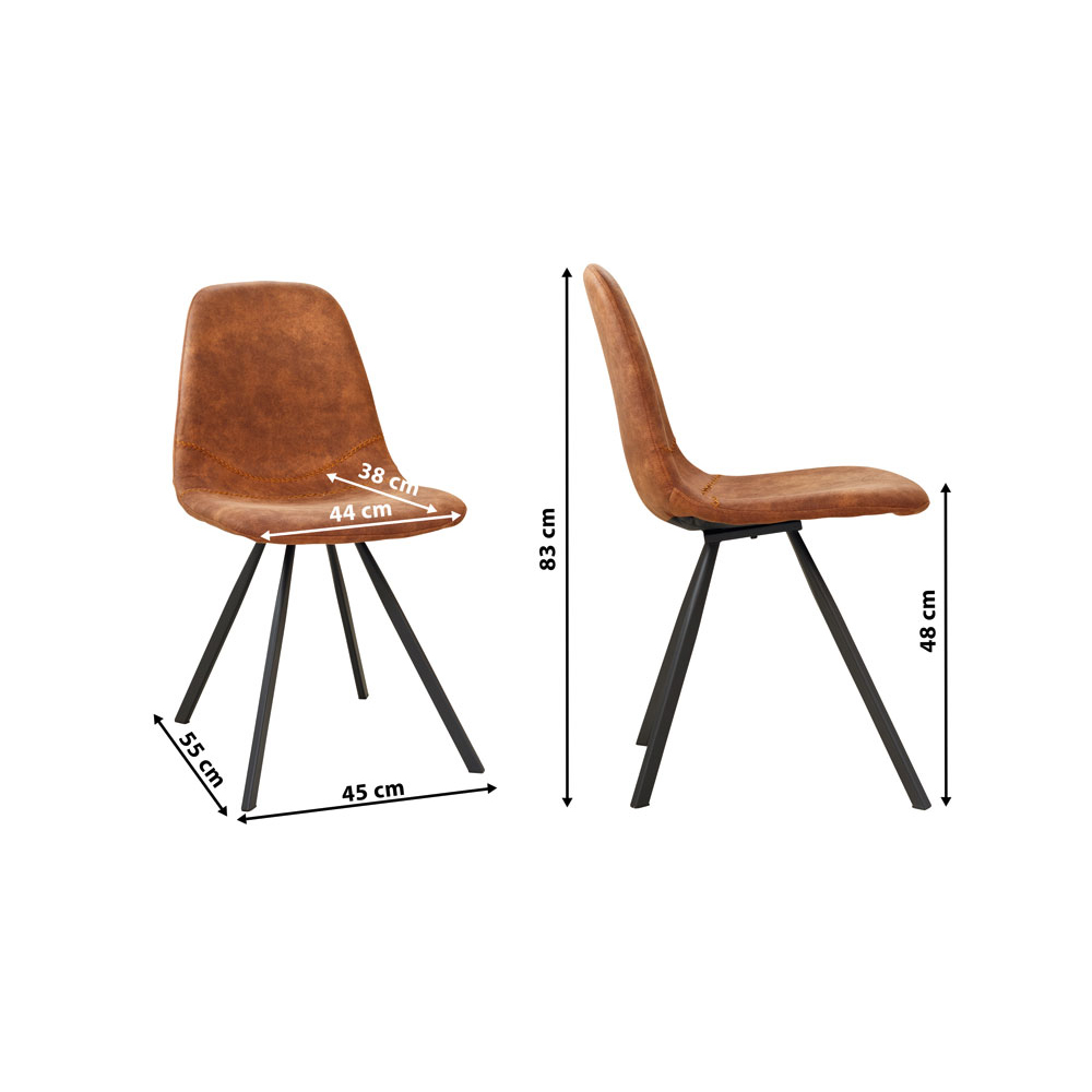 Gastronomie-Polster-stuhl-Industrialdesign-Jones-Vintage-Brown_mass_1000px Jones Vintage Brown