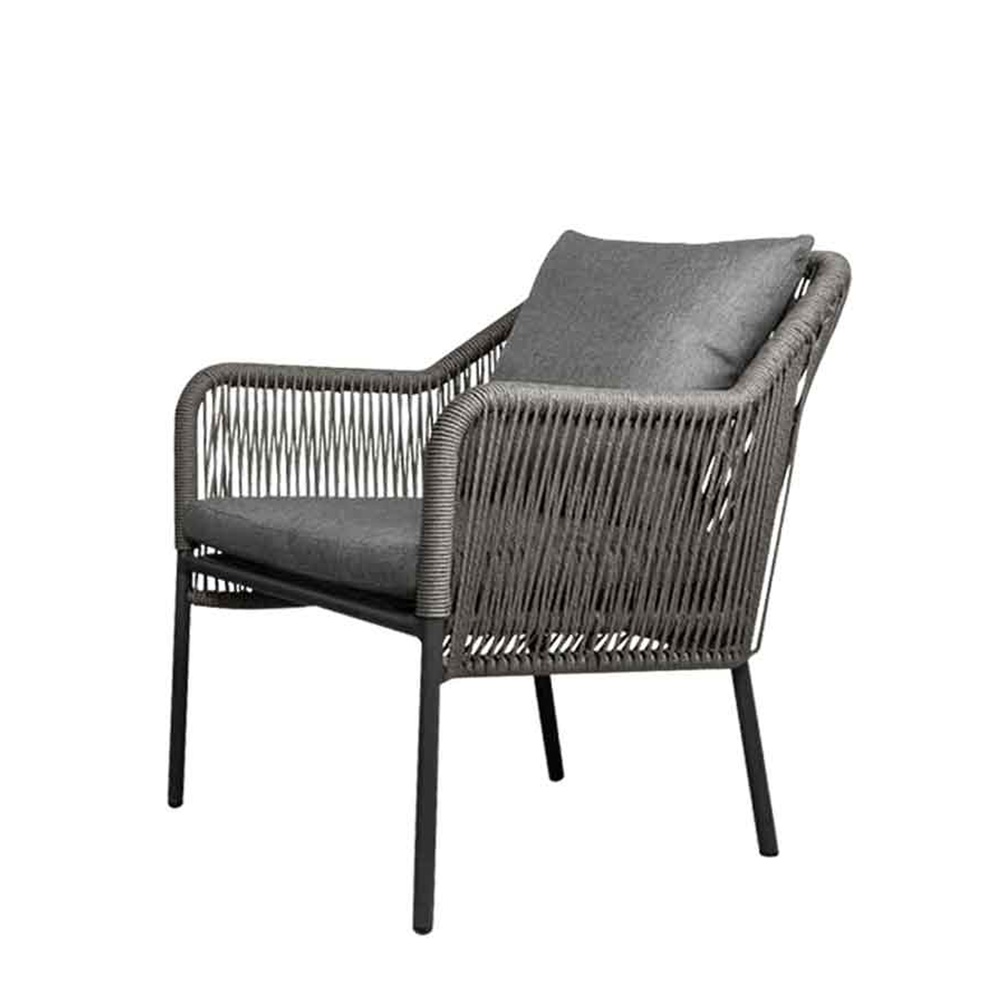 Baleris Stuhl silvergrey Outdoorstuhl – Vorderansicht