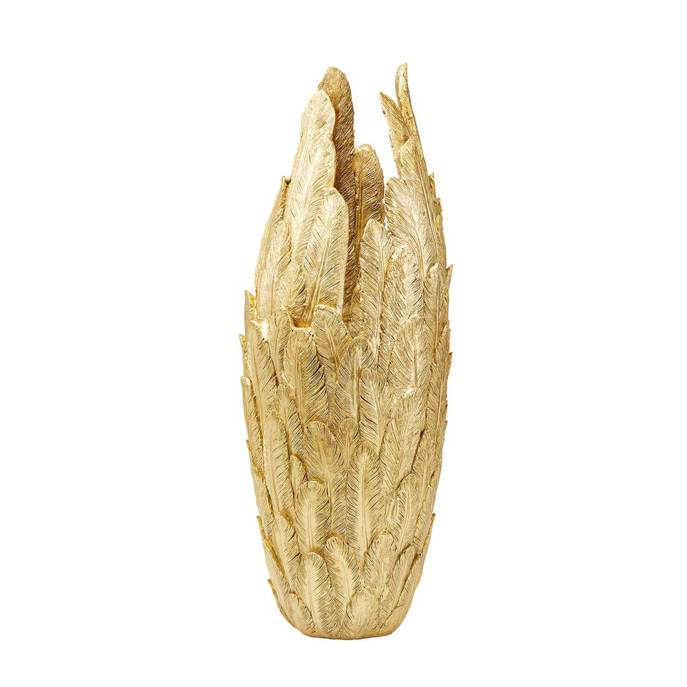 Vase Feathers Gold 91