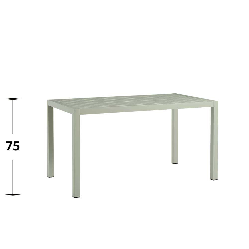 Metalltisch Cordone Stahl Tisch Green 140