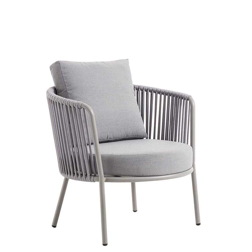 Gastronomie_Outdoorlounge_Kosma-light-grey_Sessel Kosma Lounge Set Light Grey