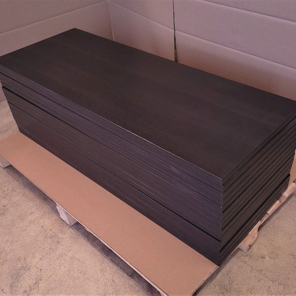 Melaminharz Tischplatte 25mm 120x45cm Wenge Sonderposten