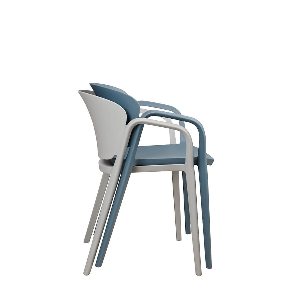 Kunststoffstuhl FOMA 1800 Grey