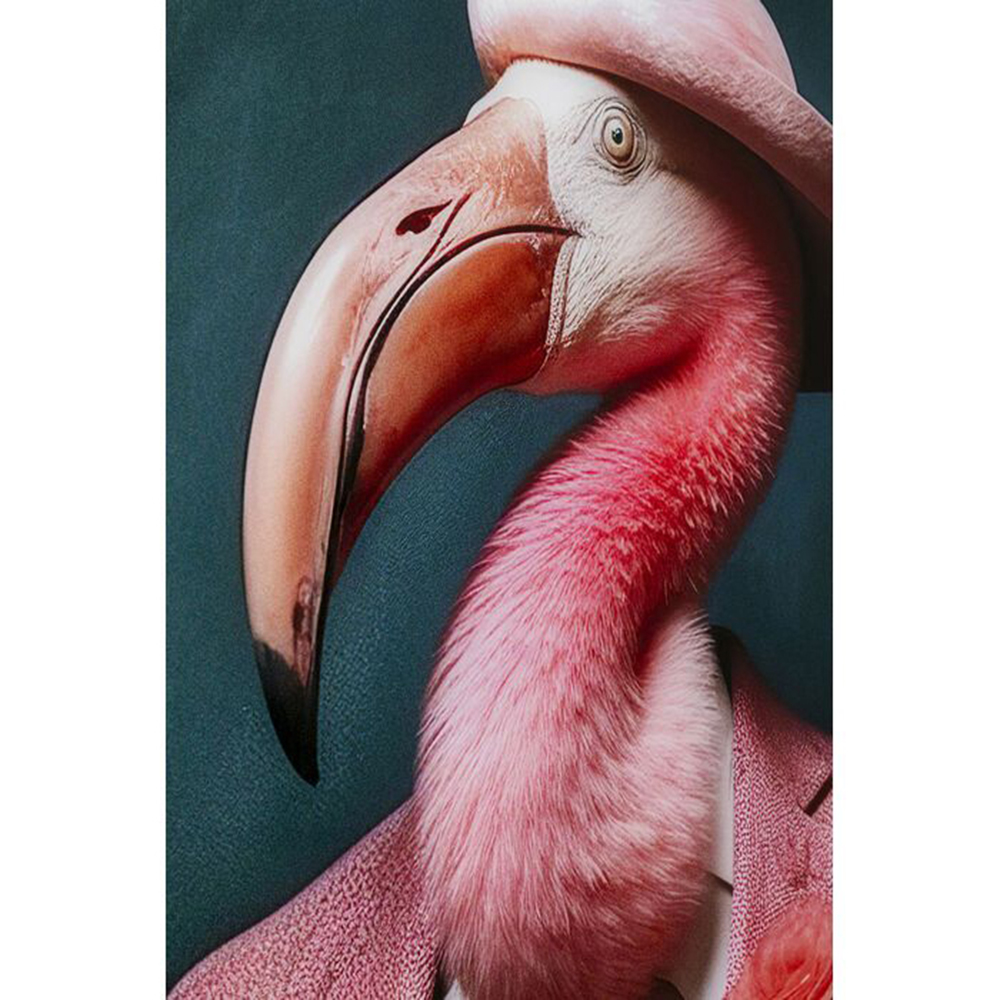 56278_detail_b Glasbild Mister Flamingo