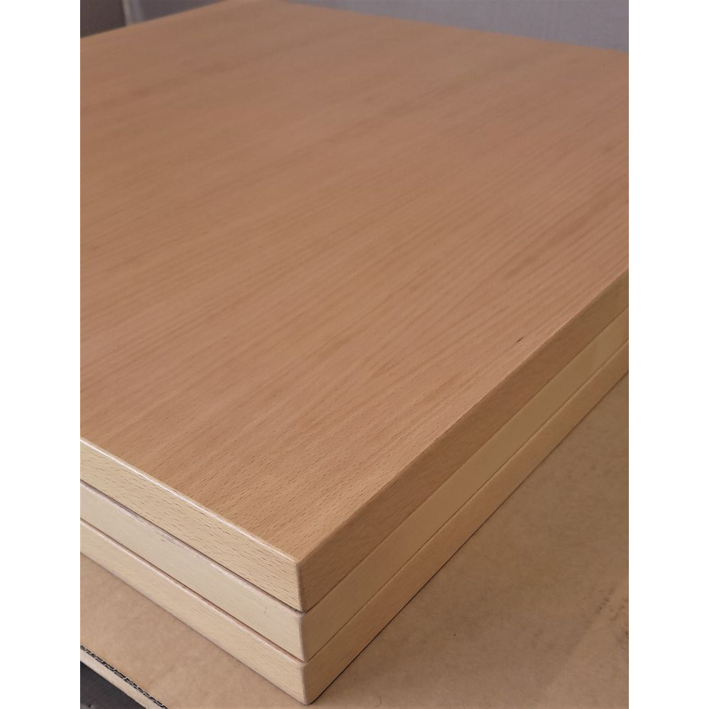 Massivholz Tischplatte 30mm 70x70cm Buche natur Sonderposten