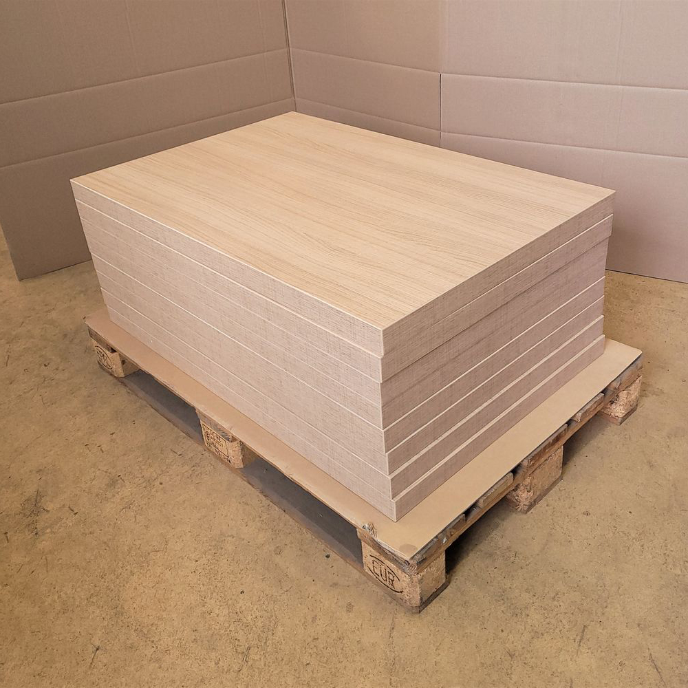 HPL Tischplatte 38mm 106x70cm sägerau Sonderposten