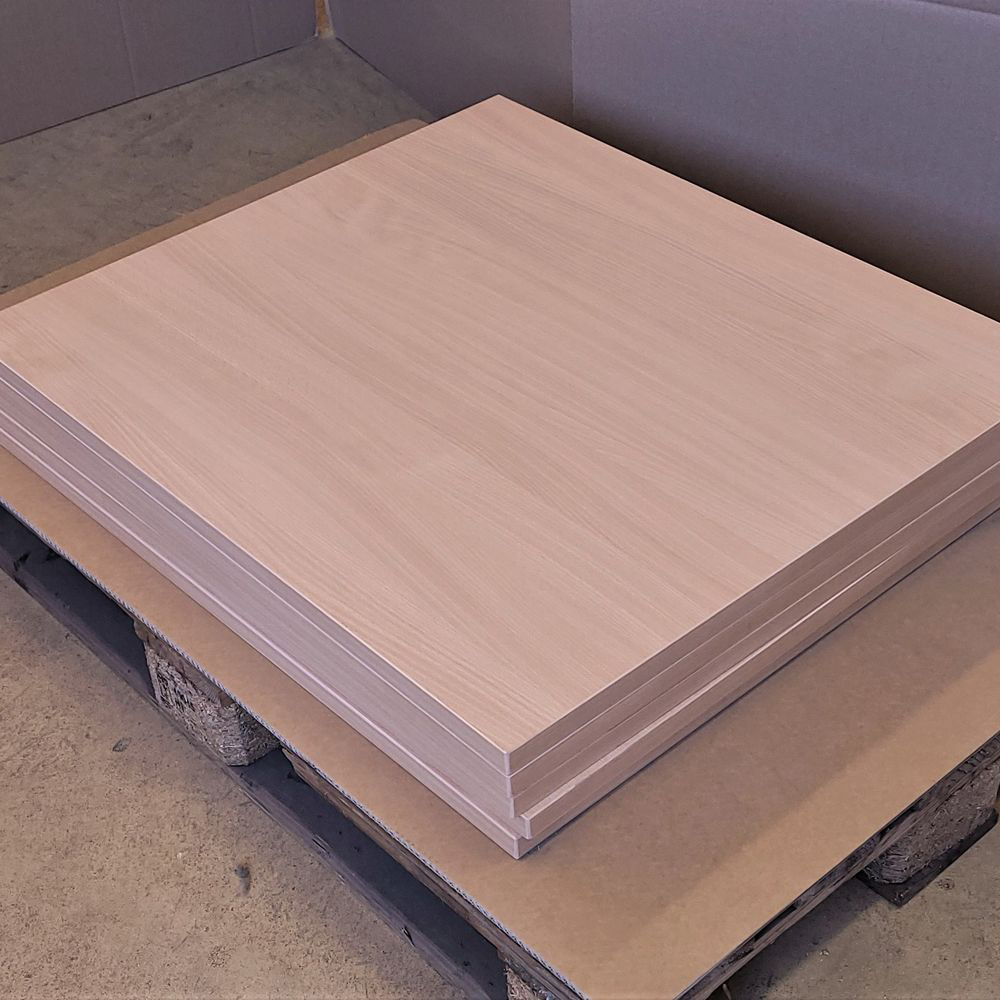 80x70 Melaminharz Tischplatte 25mm 80x70cm Buche natur Sonderposten
