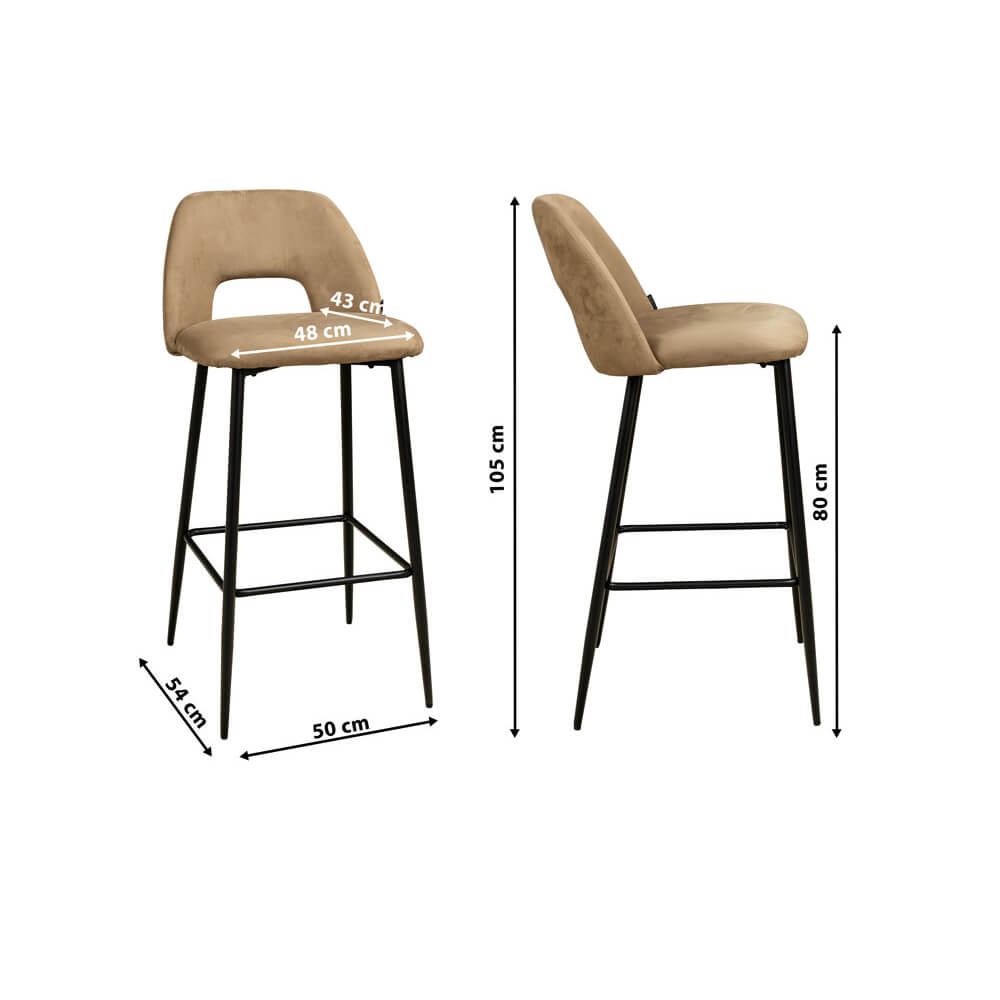 Barhocker USON Bar Hogan 33 Maße