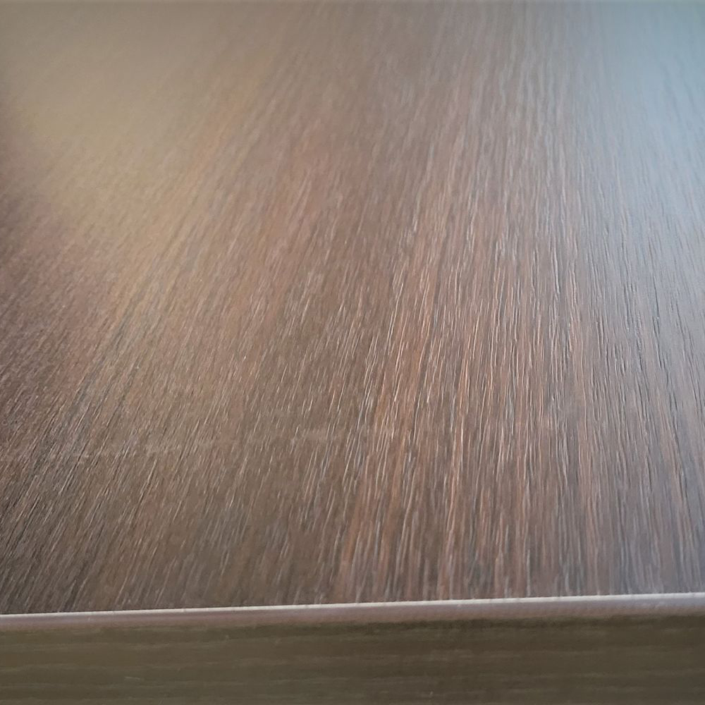 Tischplatte Melaminharz 50mm 125x100cm Wenge Sonderposten