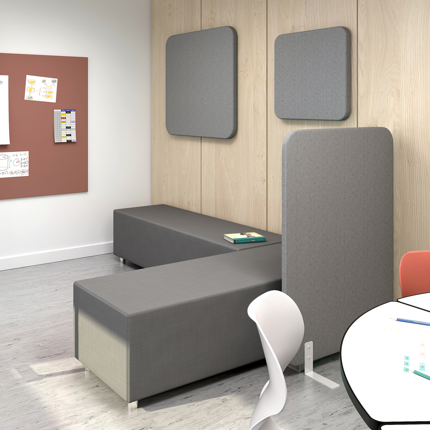 Sofaelement Rechteck Tube