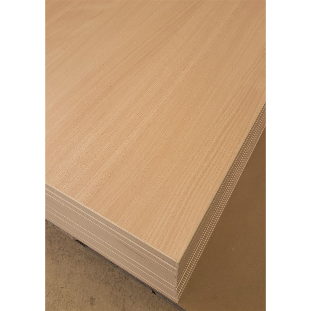 Melaminharz Tischplatte 25mm 80x80cm Buche natur Sonderposten
