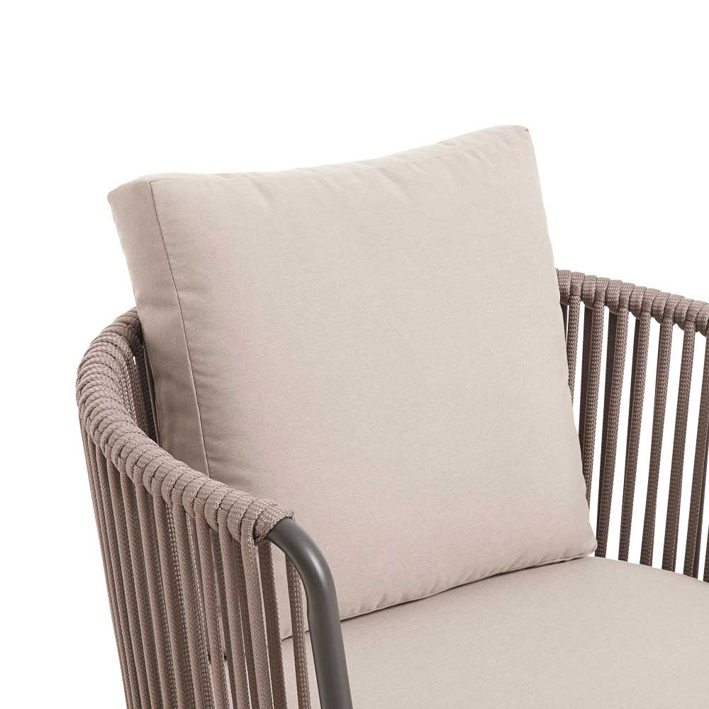 Gastronomie_Outdoorlounge_Kosma-taupe_detail Kosma Sessel Taupe