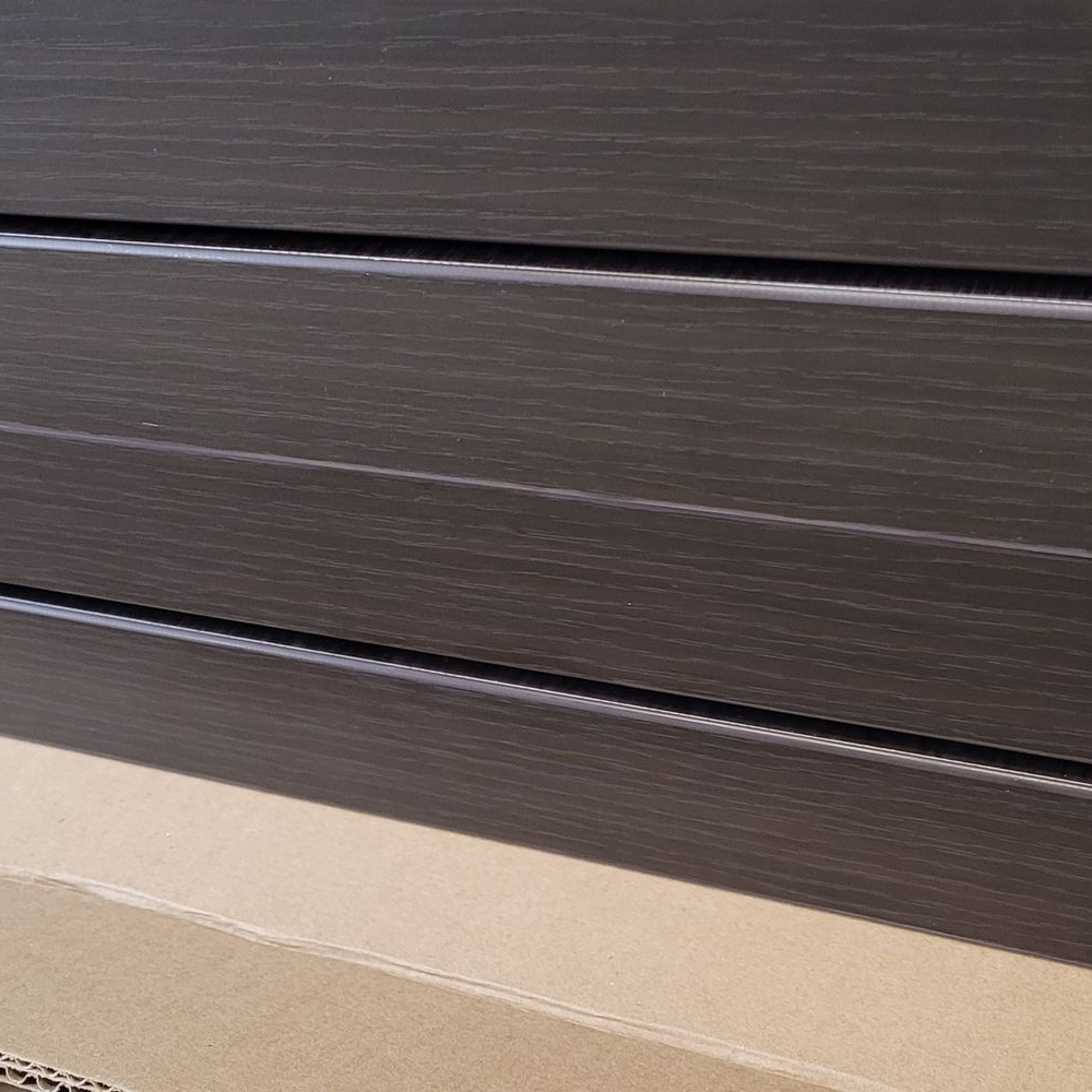 Tischplatte Melaminharz 50mm 130x100cm Wenge Sonderposten