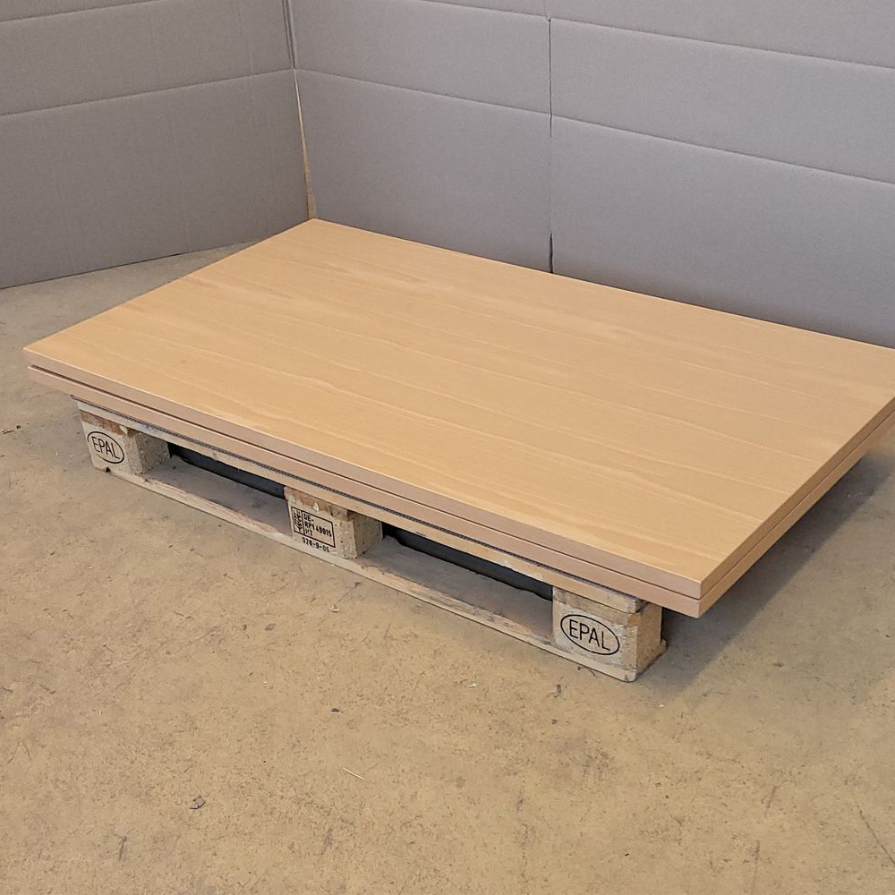 Massivholz Tischplatte 29mm 140x80cm Buche natur Sonderposten