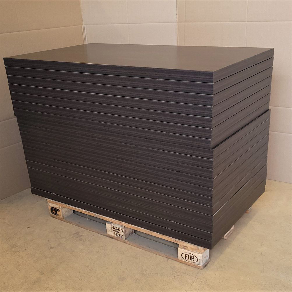 Melaminharz Tischplatte 50mm 140x80cm Wenge Sonderposten
