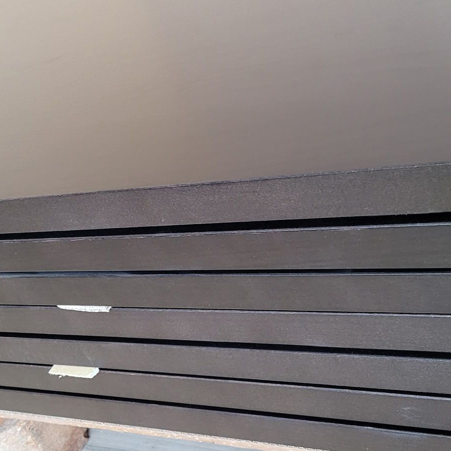 Tischplatte Echtholzfurnier 30 mm 120x80 Wenge Sonderposten