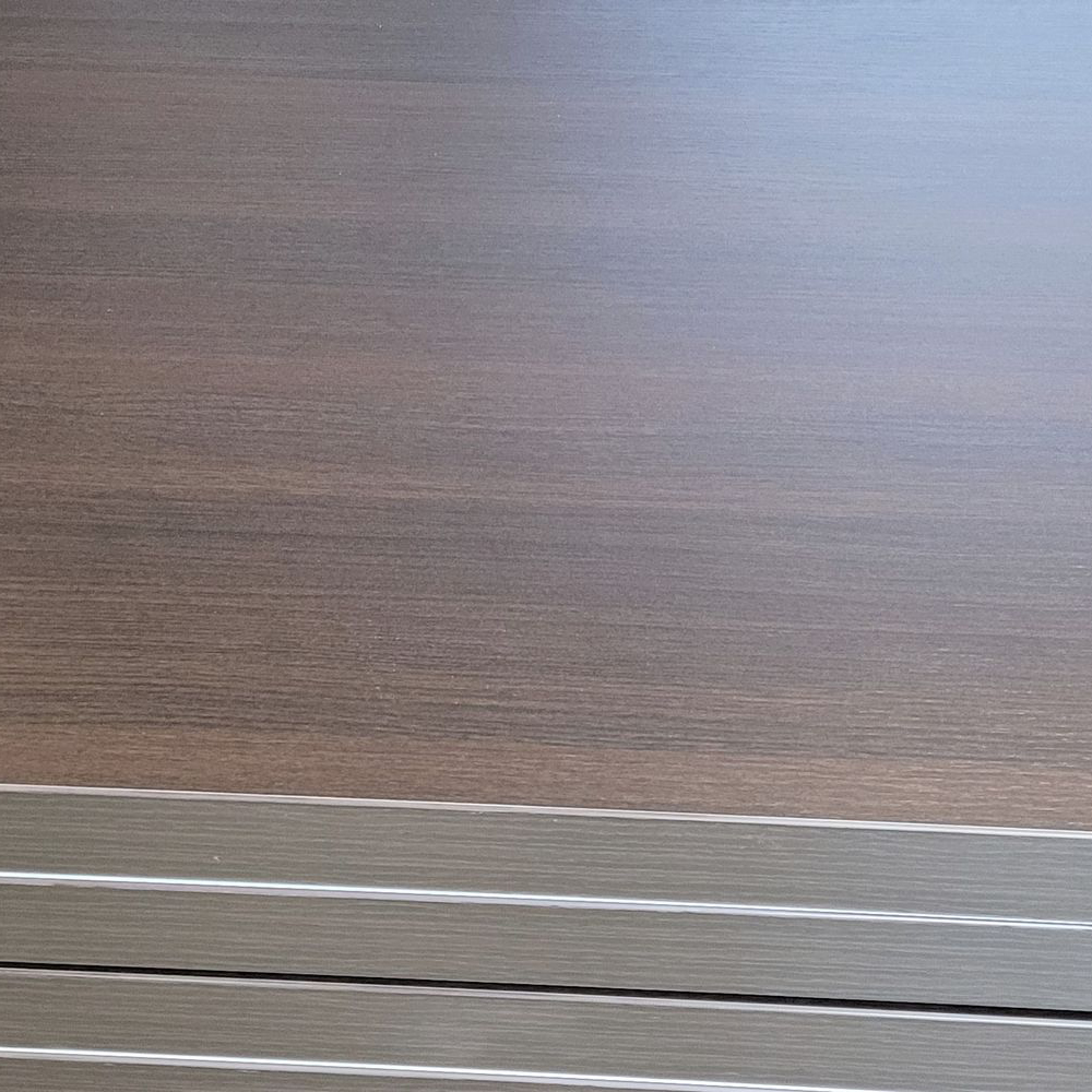 Tischplatte Melaminharz 50mm 130x100cm Wenge Sonderposten