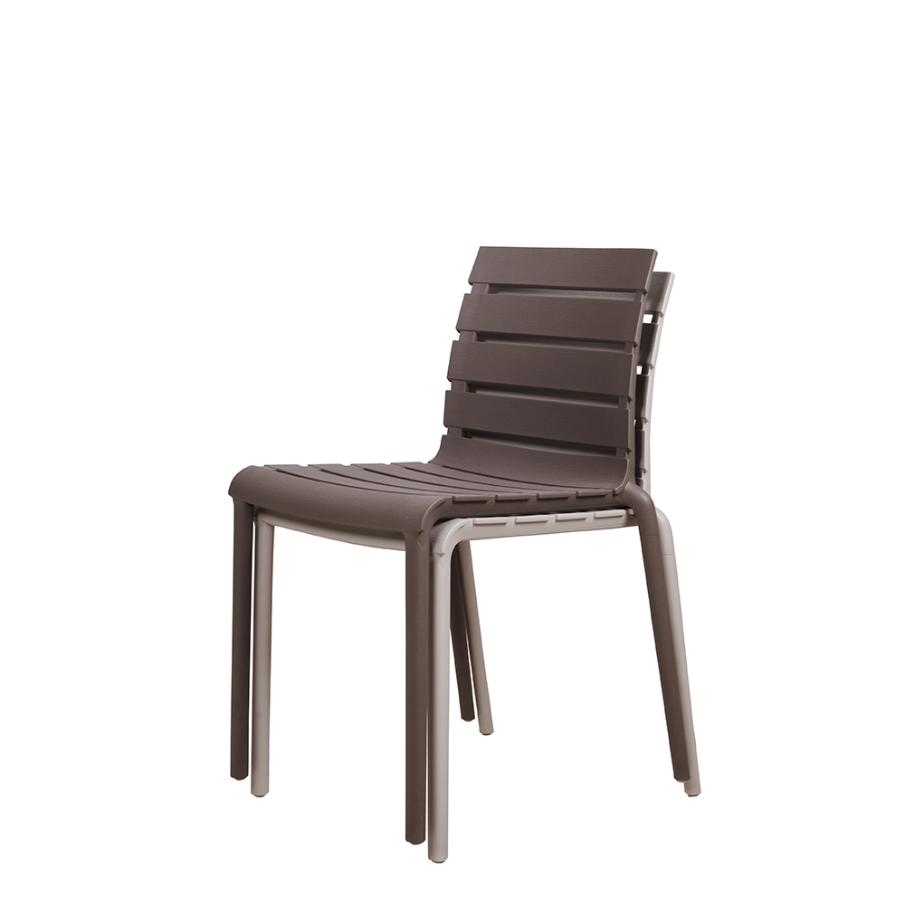 Kunststoffstuhl FOMA 1816 Taupe
