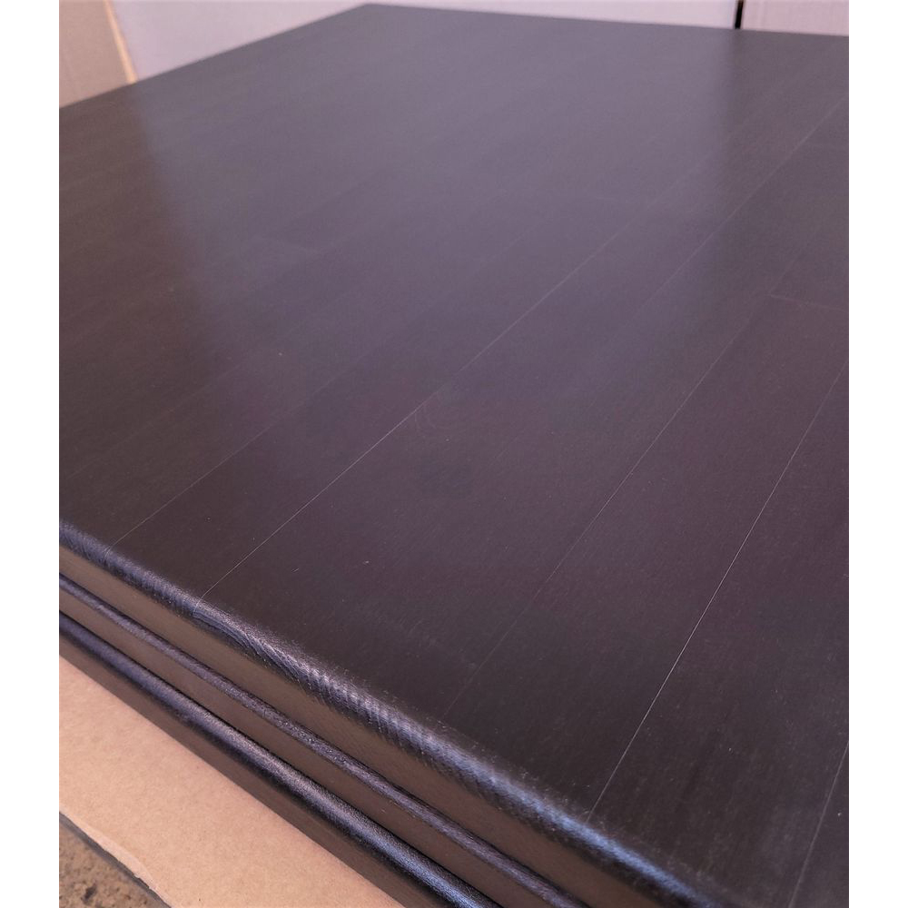 Massivholz Tischplatte 30mm 70x70cm Wenge Sonderposten
