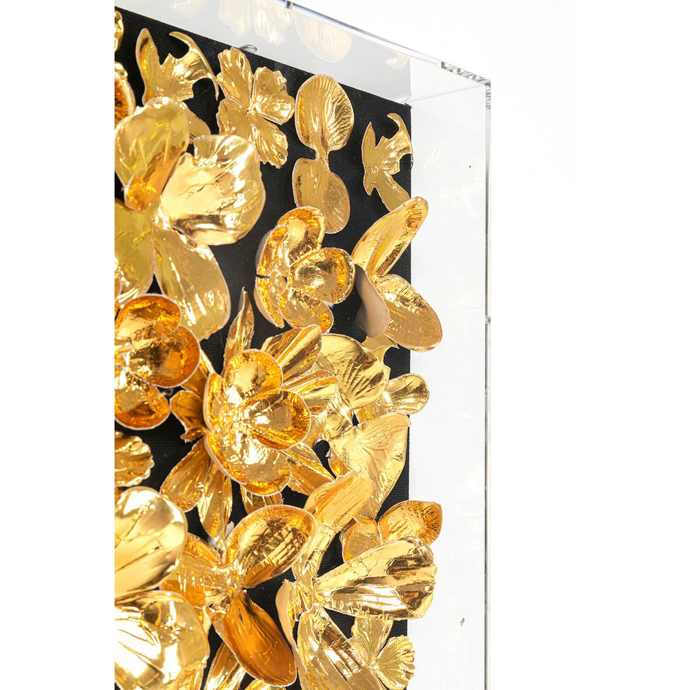 51626_detail_d Deko Rahmen Gold Flower