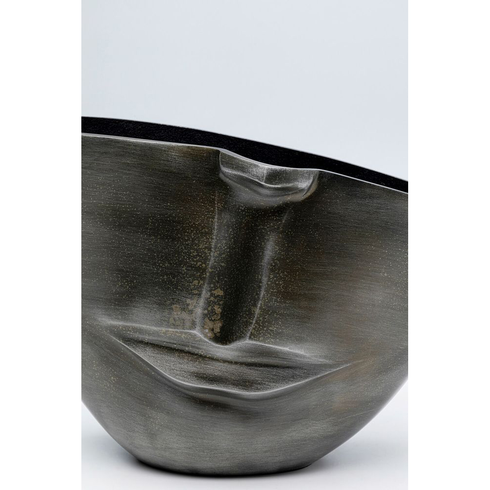 53914_detail_a Vase Half Face Anthrazit 31cm