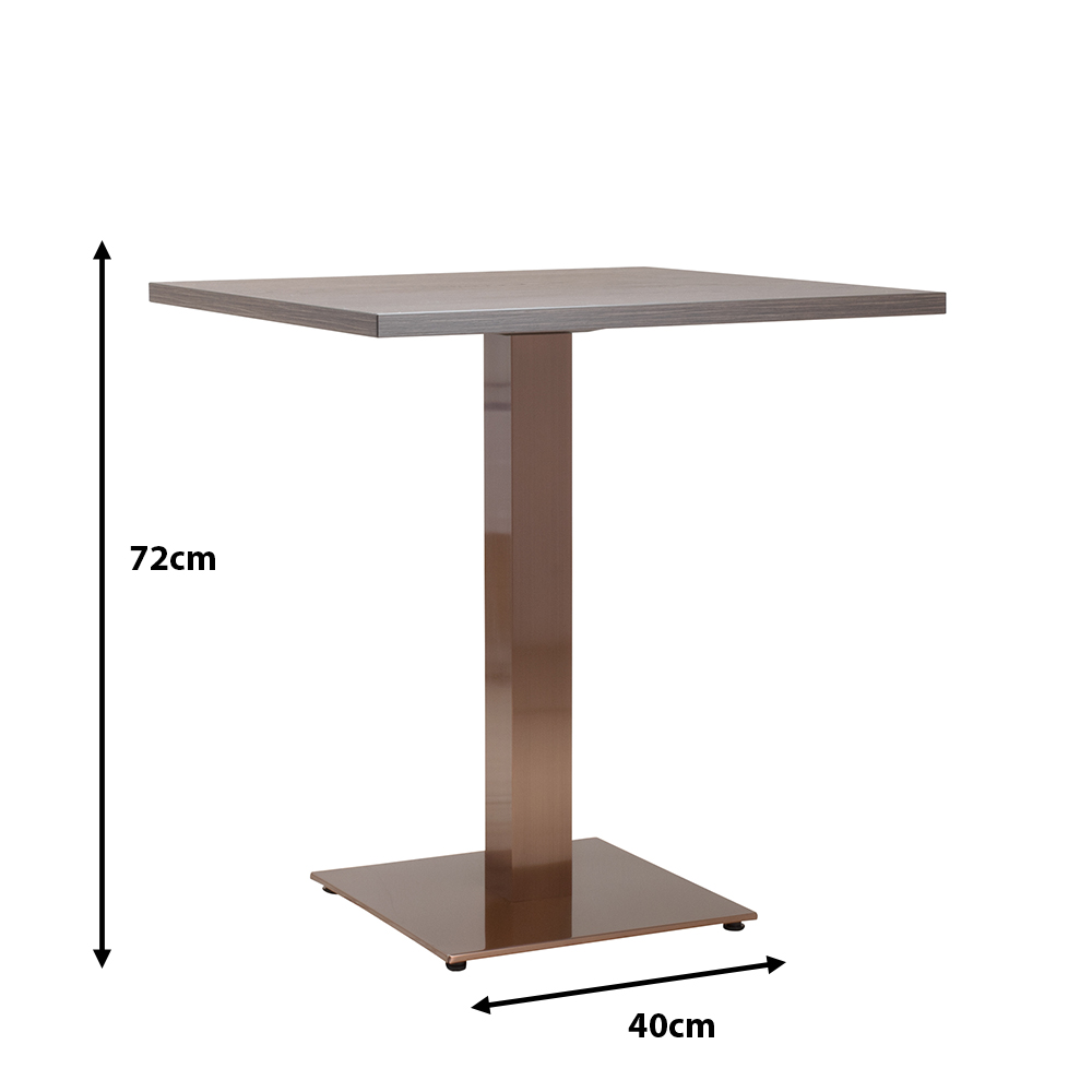 Tischgestell Marino TGF Copper 404 Maße