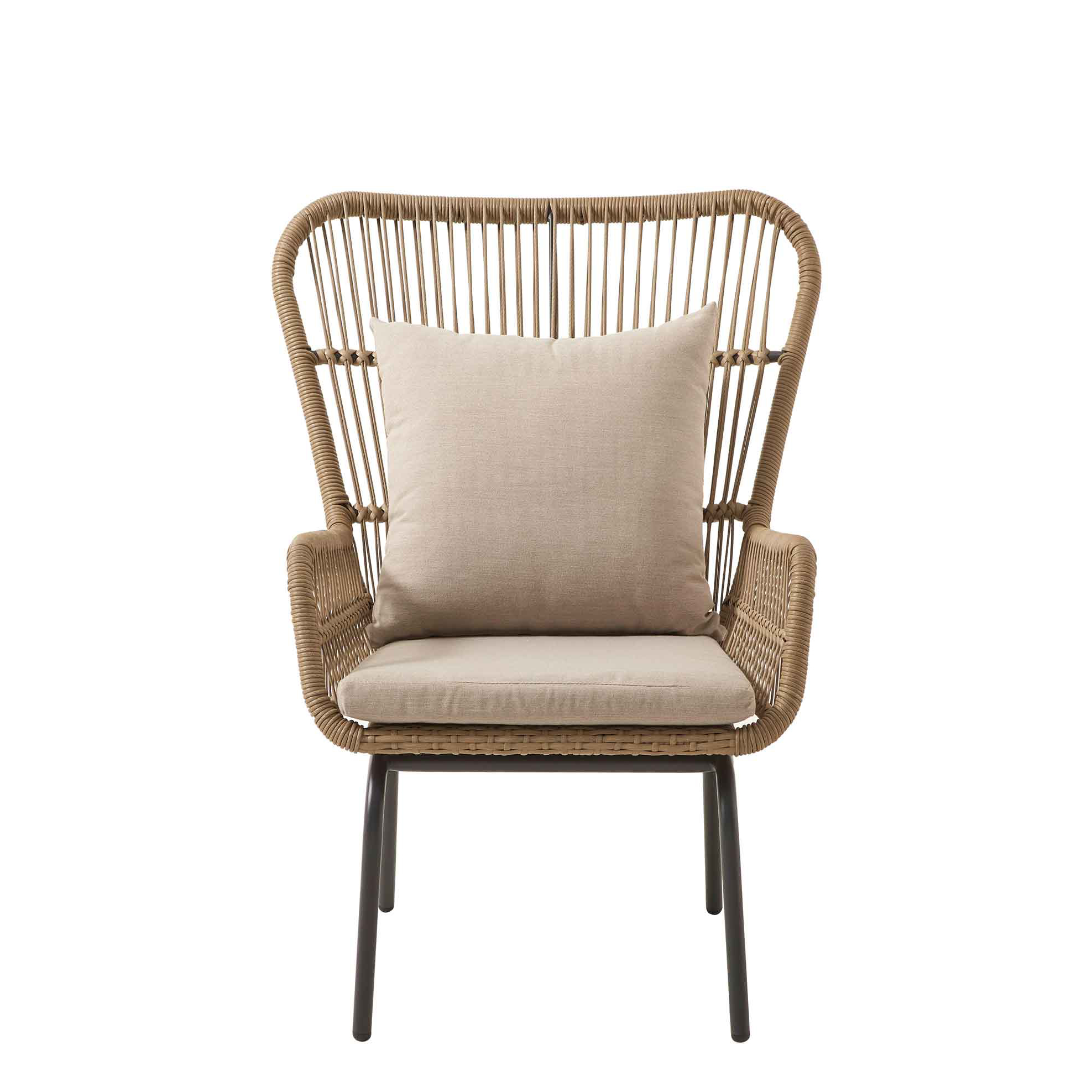 Loungesessel_Calamo_light_grey_vorn_gerade Loungegruppe Calamo