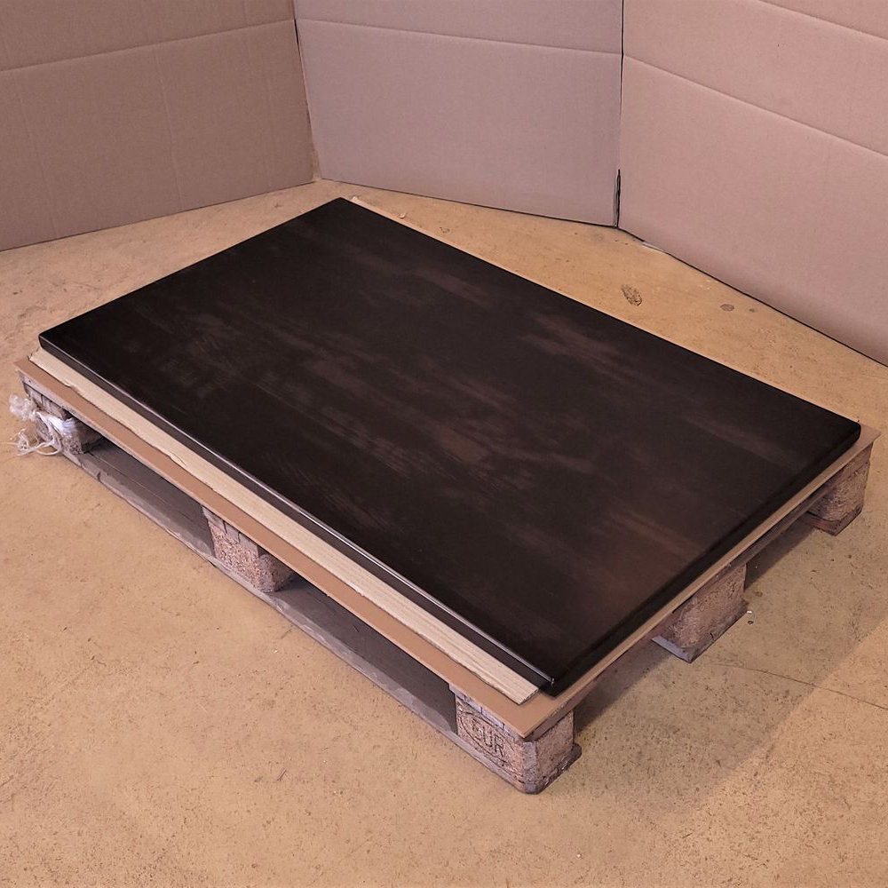 Massivholz Tischplatte 30mm 120x70cm Wenge Sonderposten