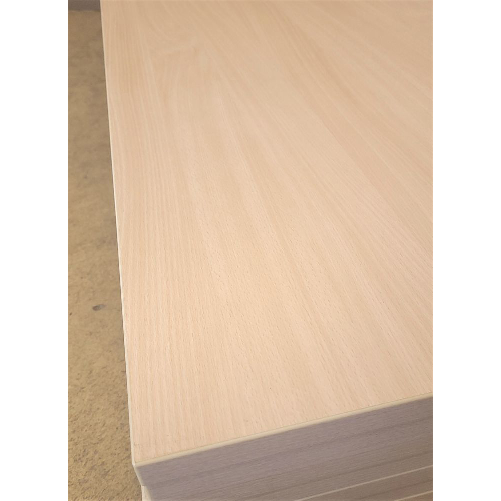 Melaminharz Tischplatte 25mm 160x80cm Buche natur Sonderposten