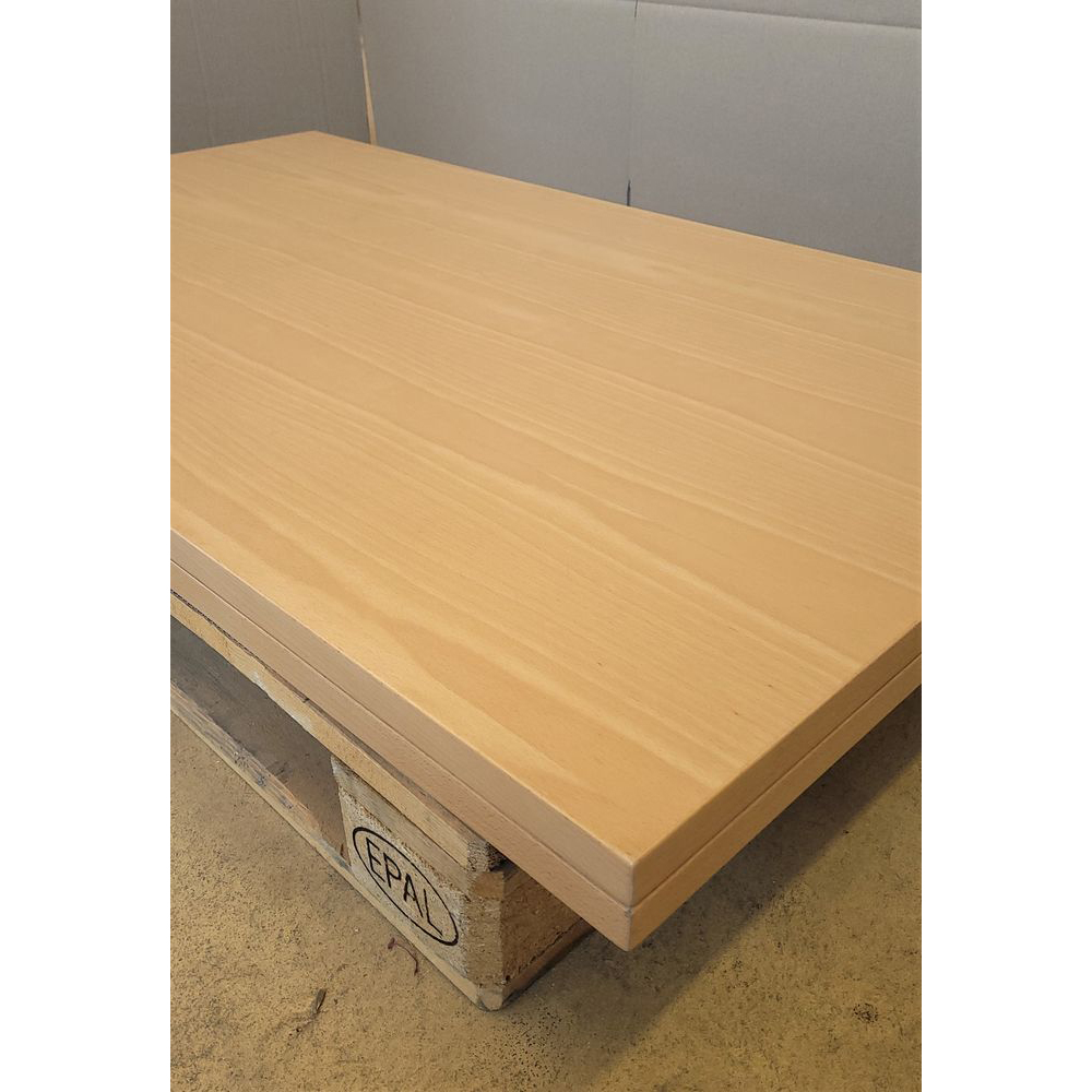 Massivholz Tischplatte 29mm 140x80cm Buche natur Sonderposten