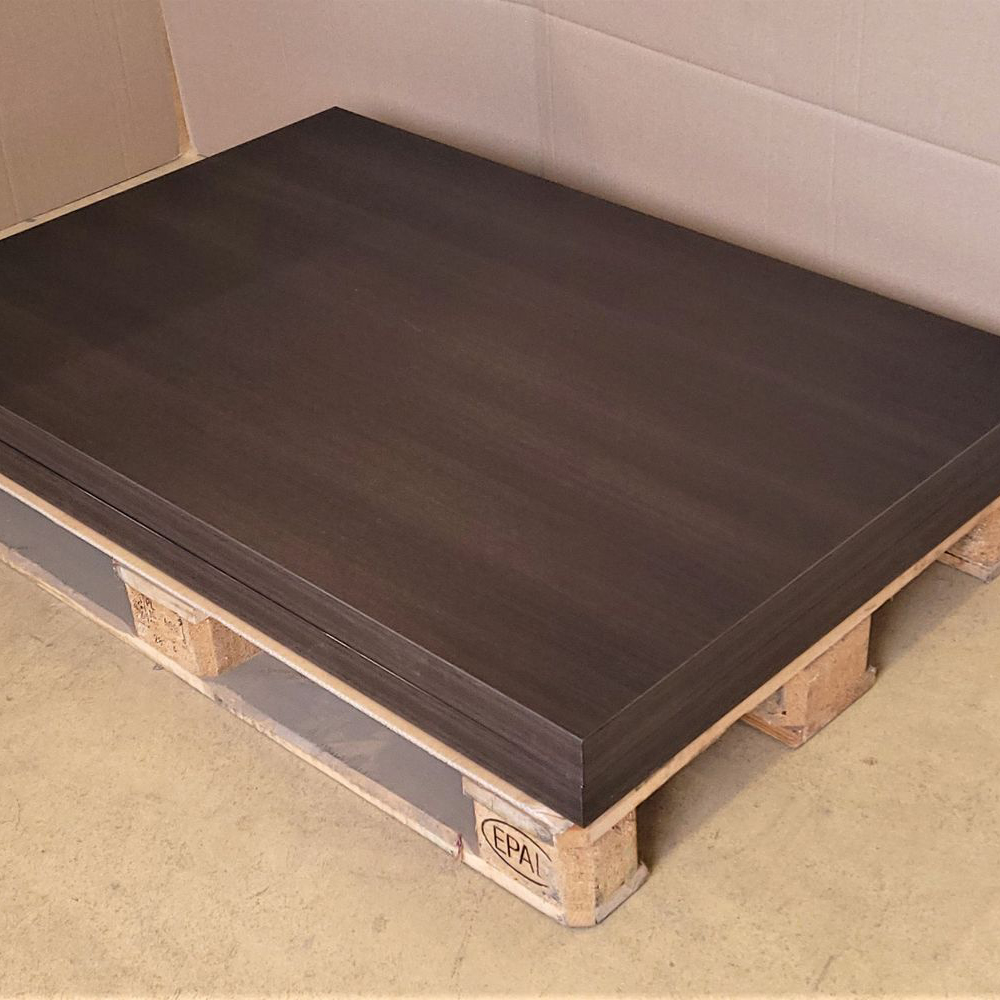 Melaminharz Tischplatte 50mm 120x80cm Wenge Sonderposten