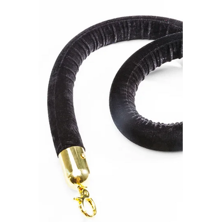 VIP Kordel Vegas Schwarz Gold