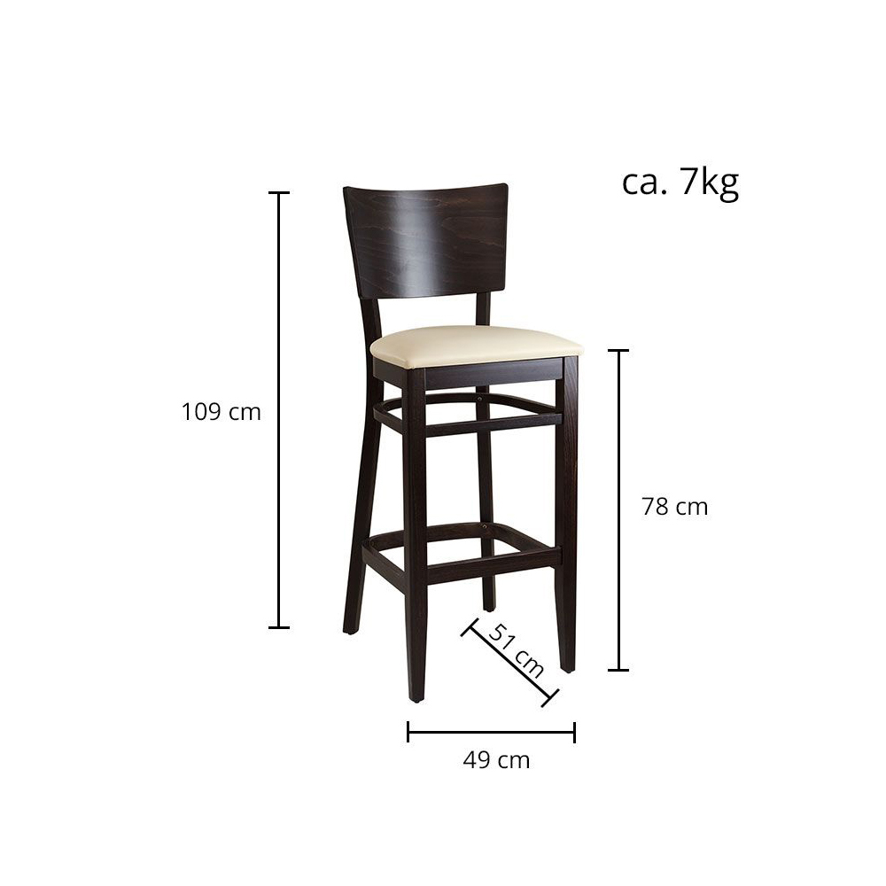 guno-p-bar-masse Barhocker Guno Bar P