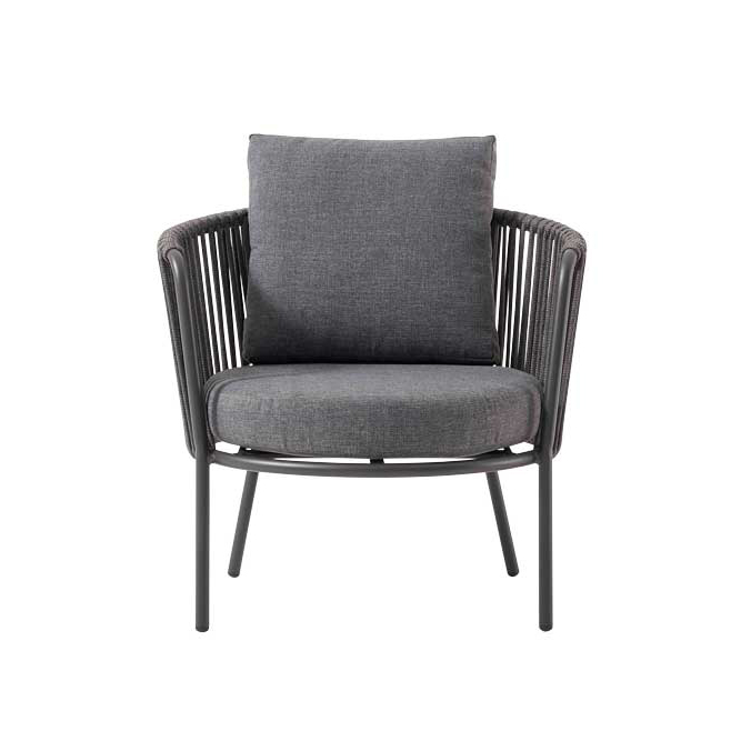 Gastronomie_Outdoorlounge_Kosma-dark-grey_Sessel-2 Kosma Sessel Dark Grey