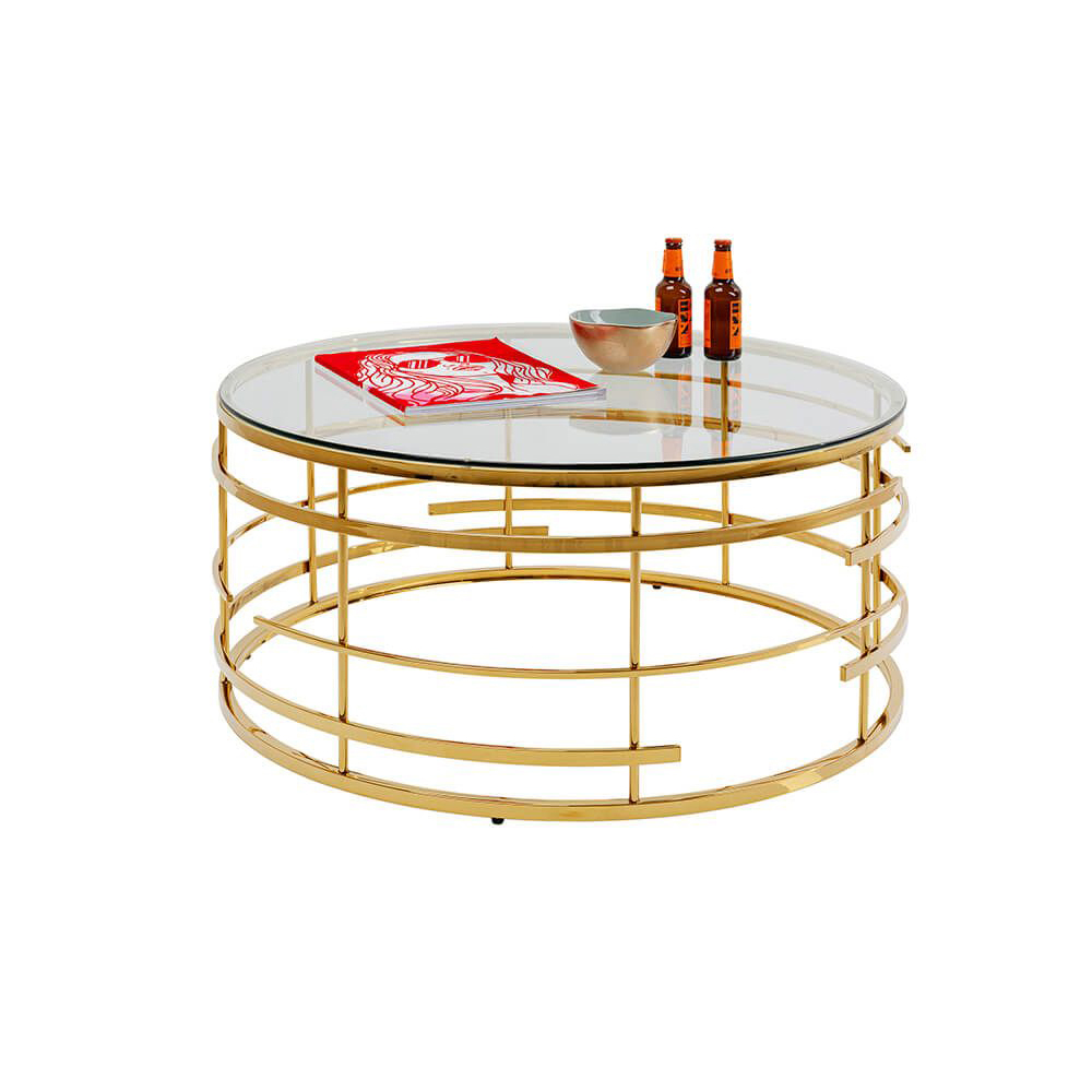 Couchtisch Jupiter Gold Ø100cm