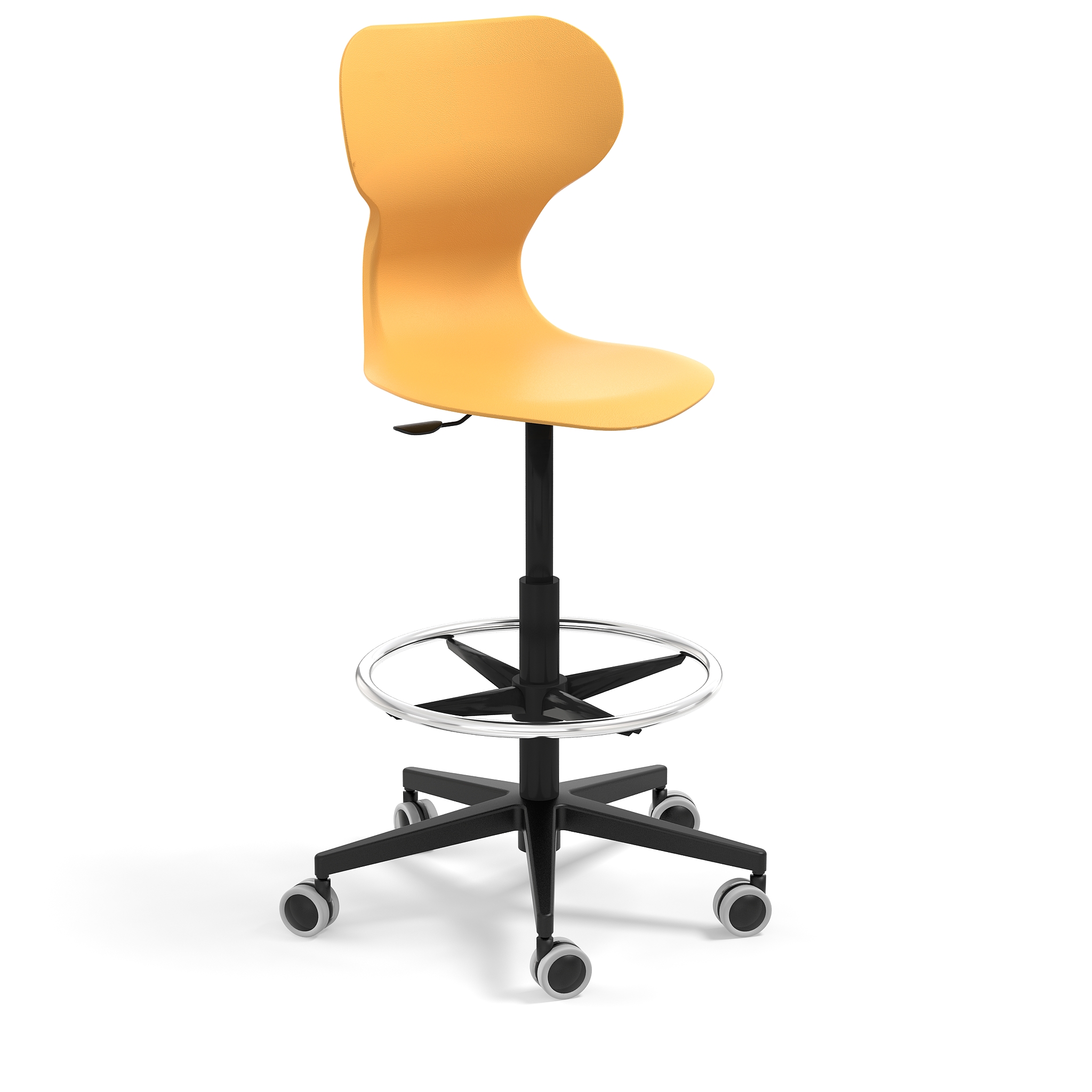 Mia-Stool-ocre Counterstuhl Mia