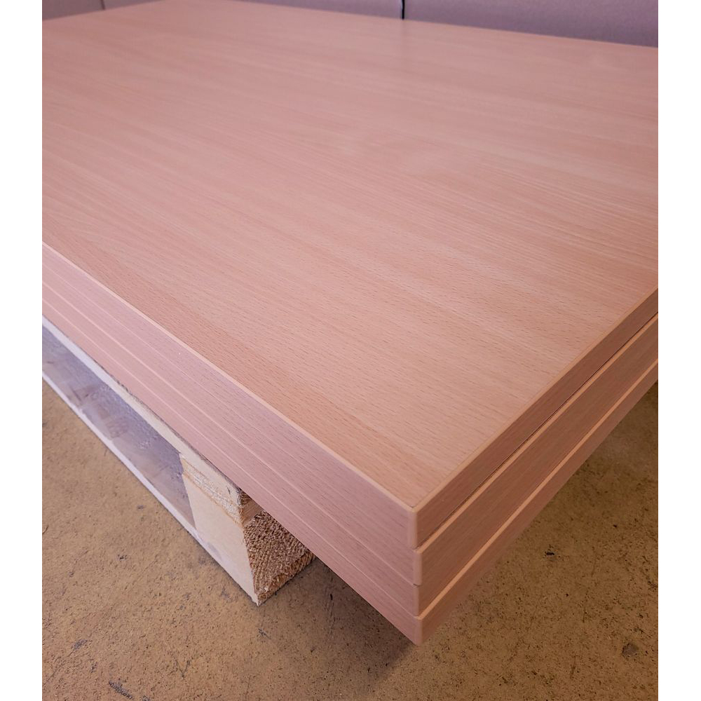 Melaminharz Tischplatte 25mm Buche 140x80cm Sonderposten