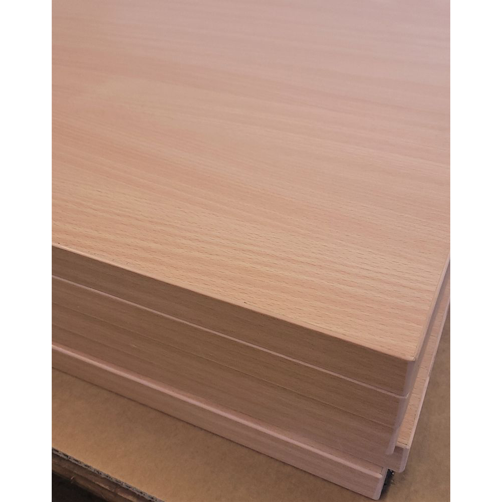 Melaminharz Tischplatte 25mm 80x70cm Buche natur Sonderposten