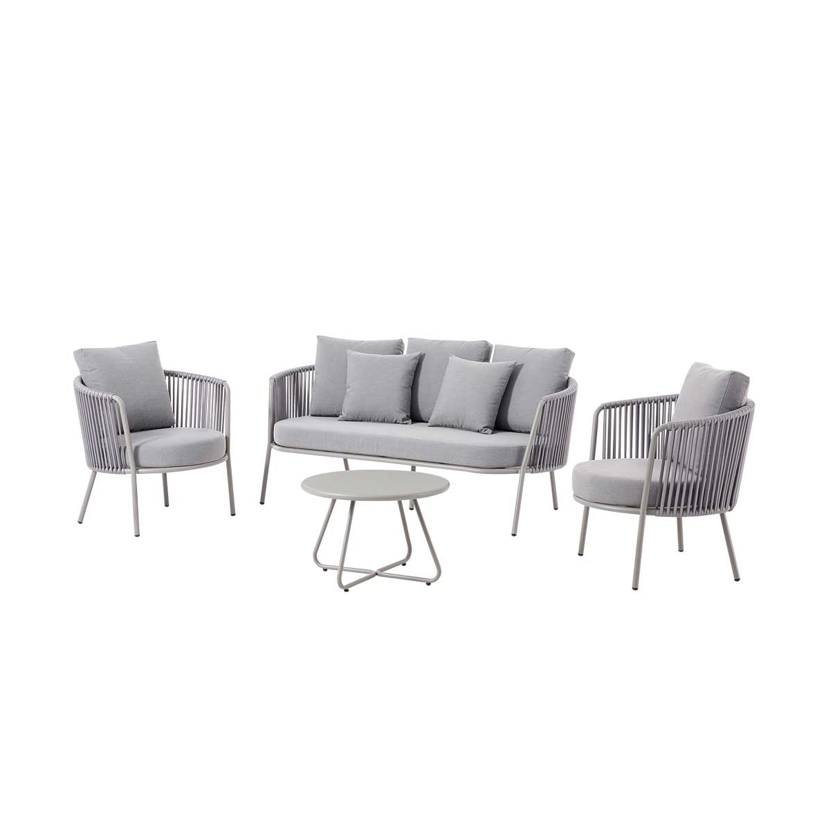 Kosma Lounge Set Light Grey