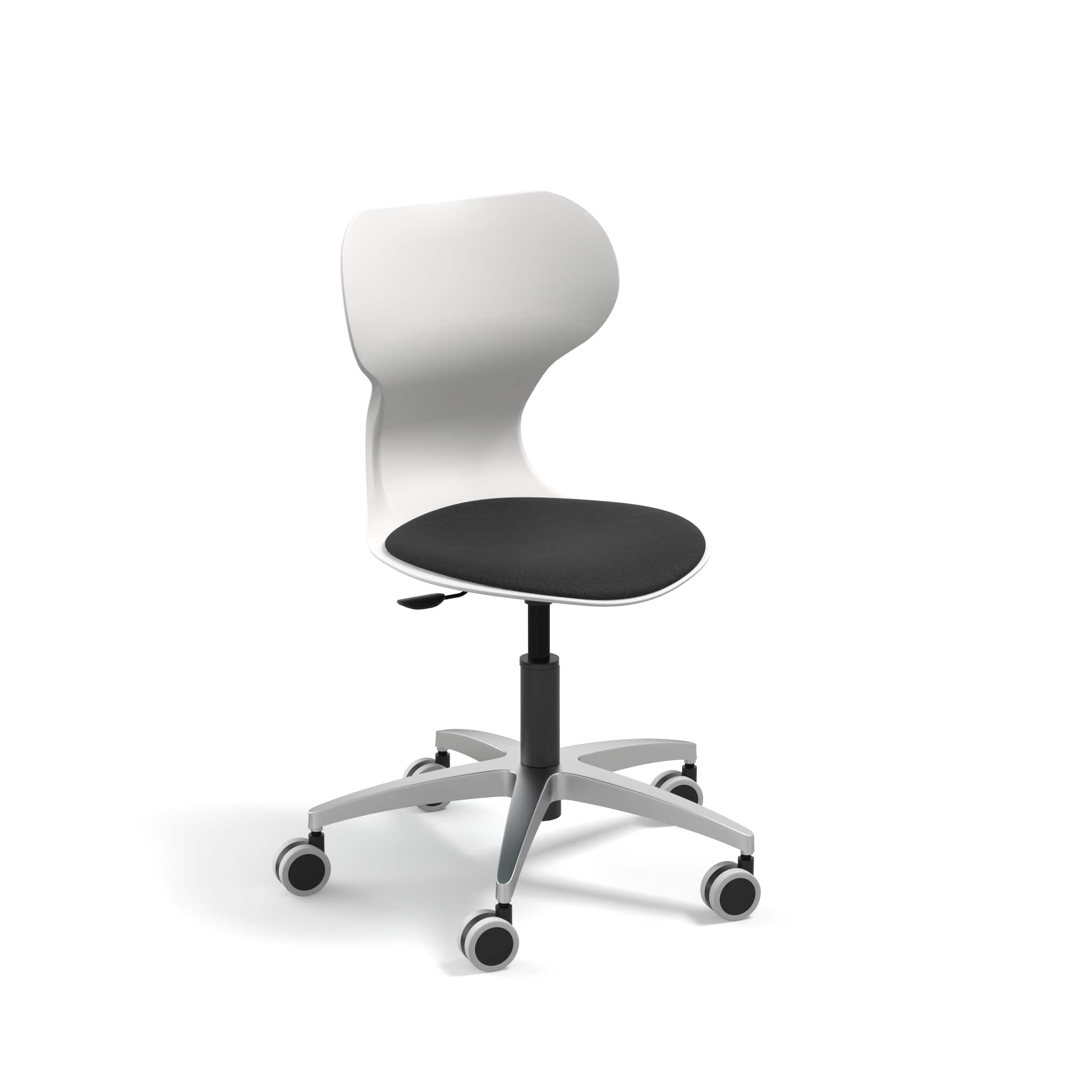 Mia-Lift-aluminium-frame-white-upholstery-min Drehstuhl Mia