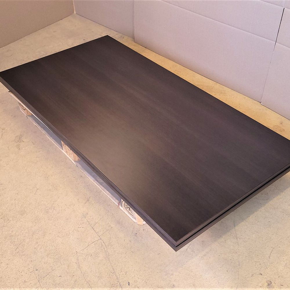 Melaminharz Tischplatte 25mm 160x80cm Wenge Sonderposten