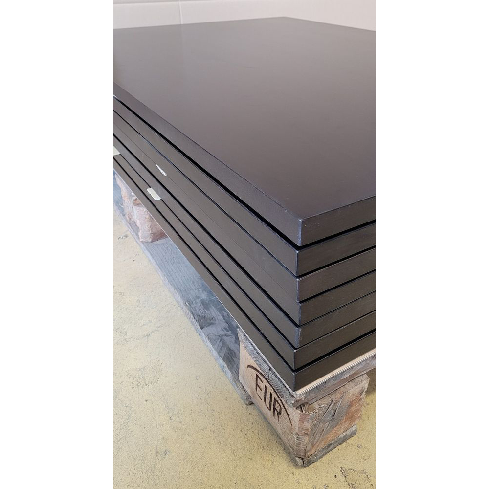 Tischplatte Echtholzfurnier 30 mm 120x80 Wenge Sonderposten