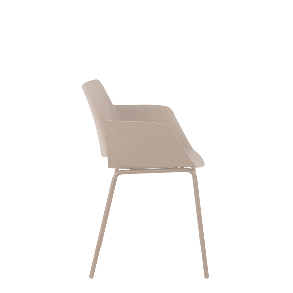 Outdoorstuhl FOMA-F863 Light-Grey seite