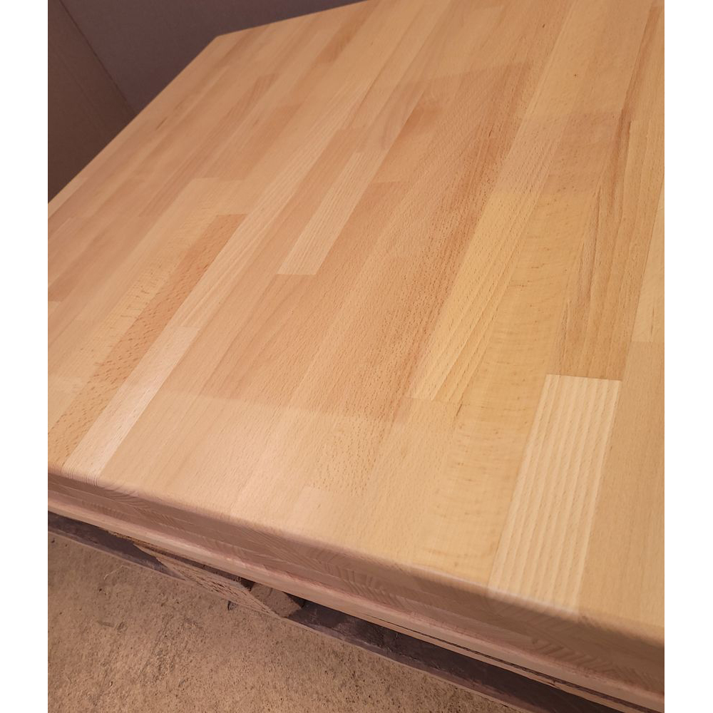 20230223_075341 Massivholz Tischplatte 29mm 80x80cm Buche Natur Sonderposten